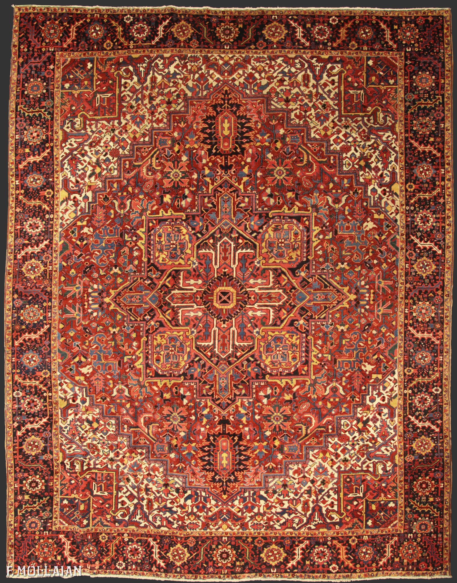 Teppich Persischer Antiker Heriz n°:43362013