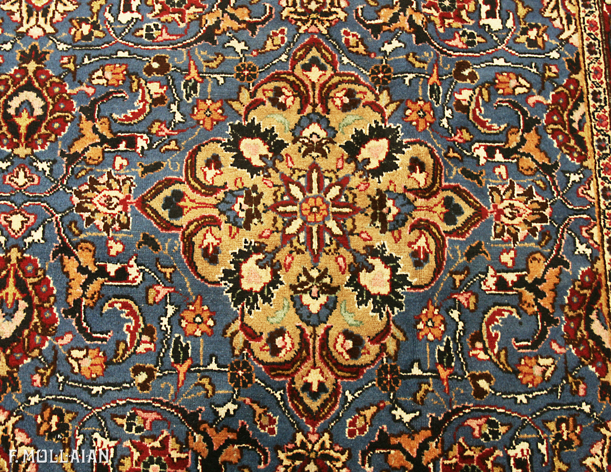 Semi-Antique Persian Mashad Carpet n°:51556854