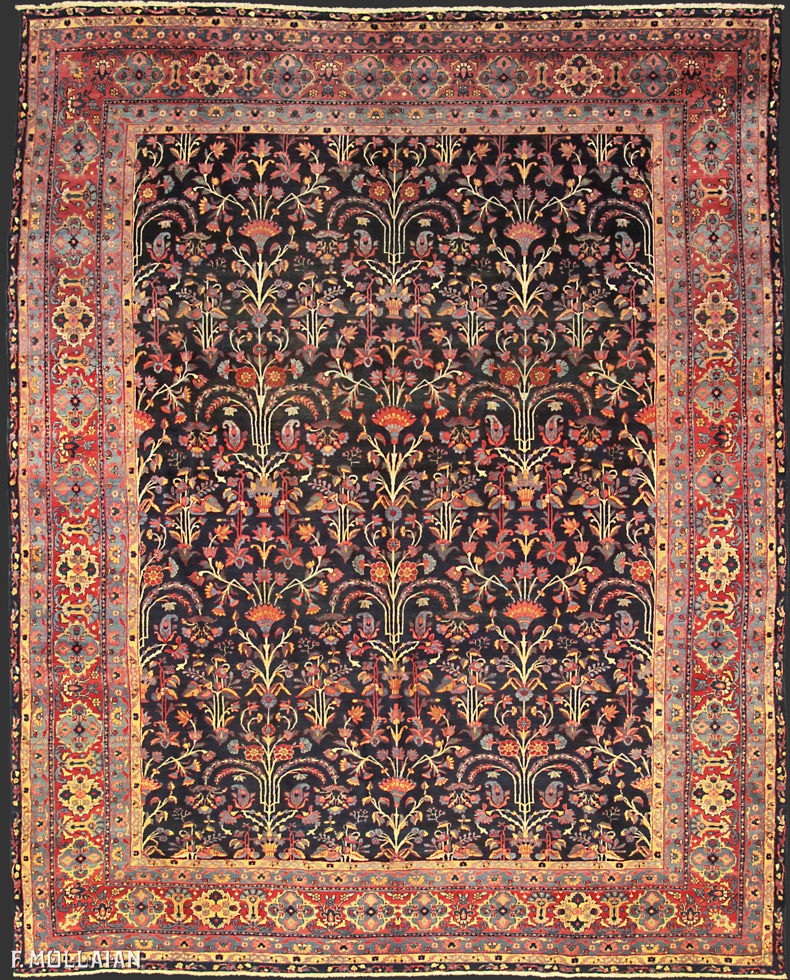 Tappeto Persiano Antico Yazd n°:71087584