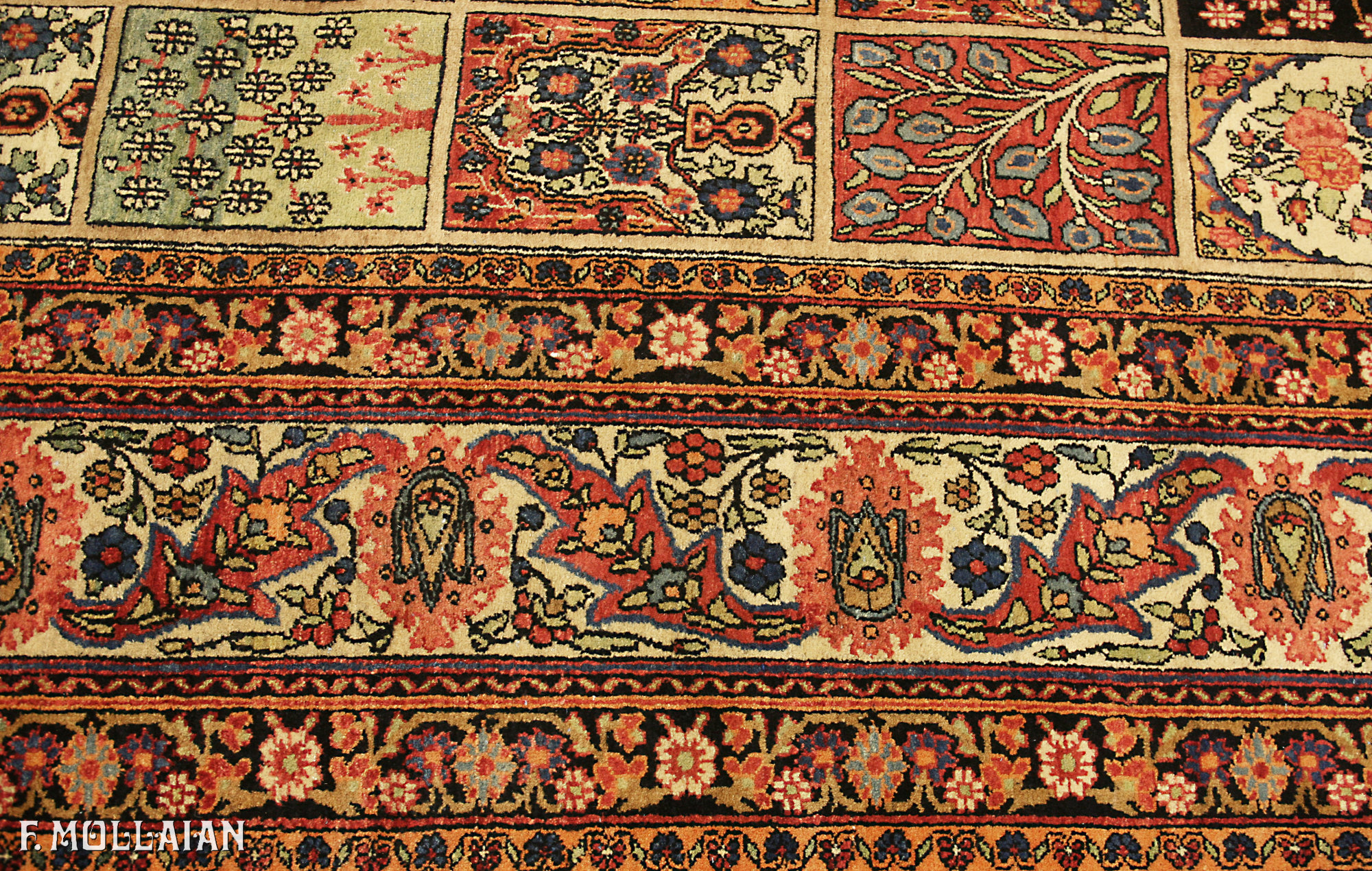 Tapis Persan Antique Isfahan n°:72609780