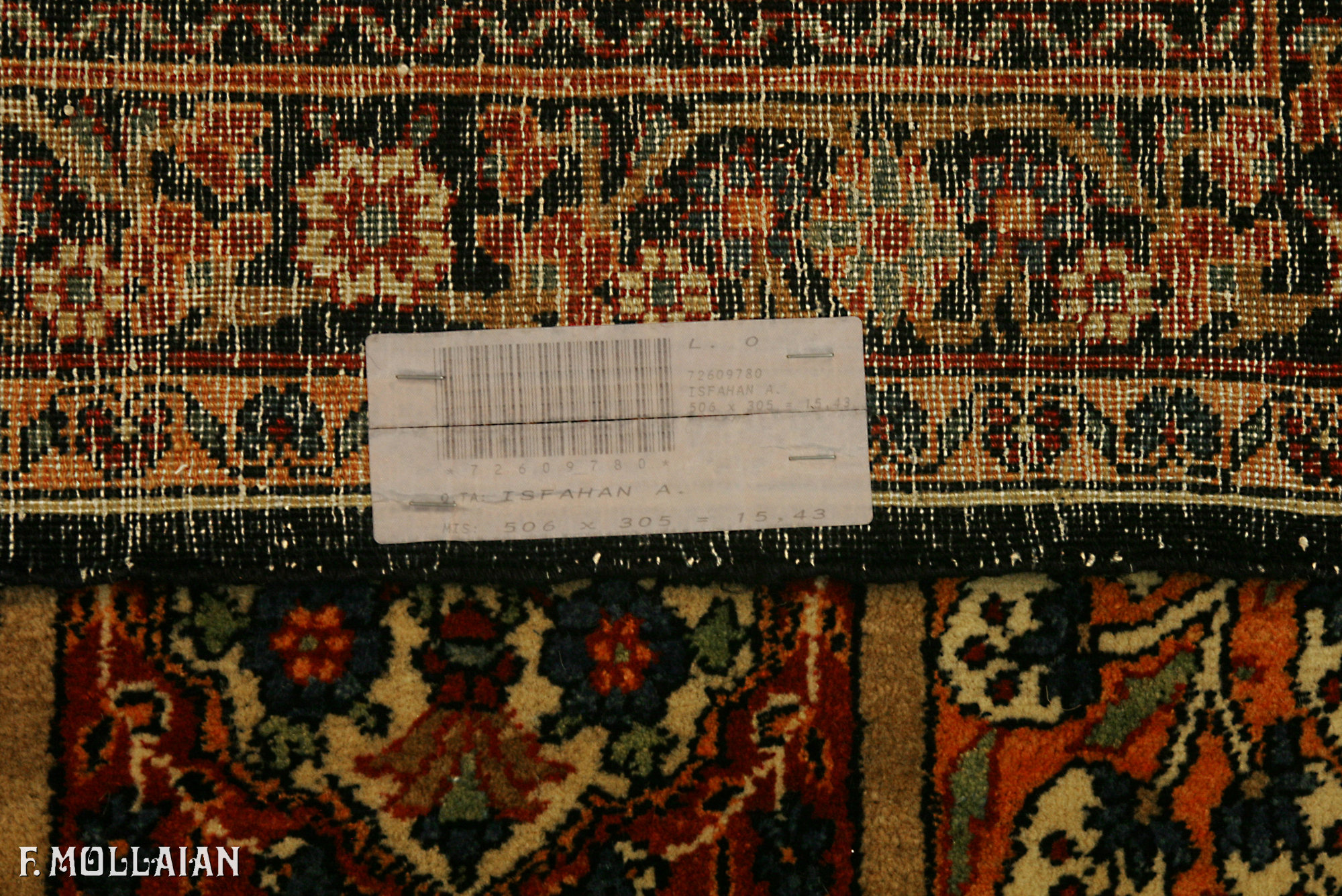 Alfombra Persa Antigua Isfahan n°:72609780