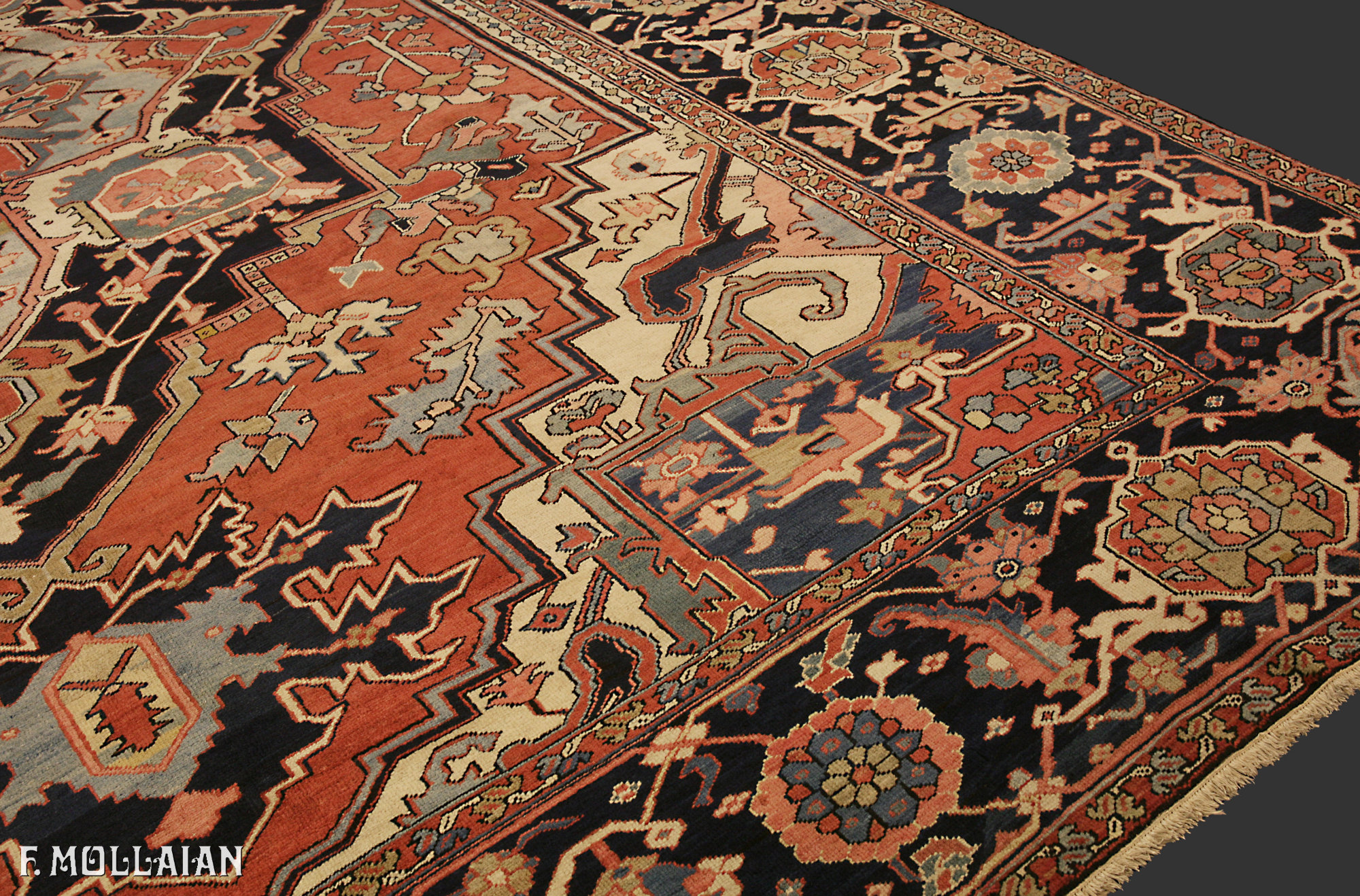 Teppich Persischer Antiker Heriz Serapi n°:87528817