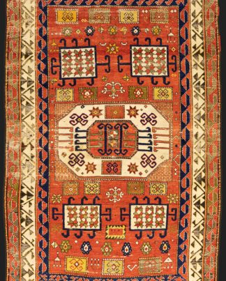 Antique Caucasian Kazak Karachov Rug n°:47932905