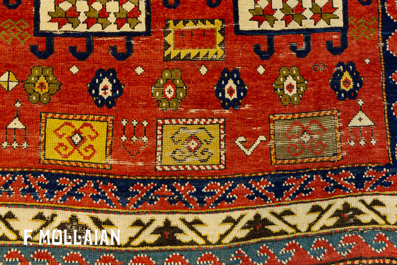 Tappeto Antico Caucasico Kazak Karachov n°:47932905