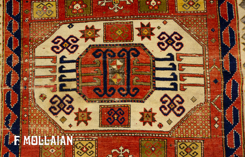 Antique Caucasian Kazak Karachov Rug n°:47932905