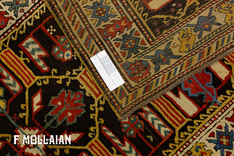 فرش قفقازی آنتیک دستباف کوبا کد:۱۷۹۷۰۳۵۶