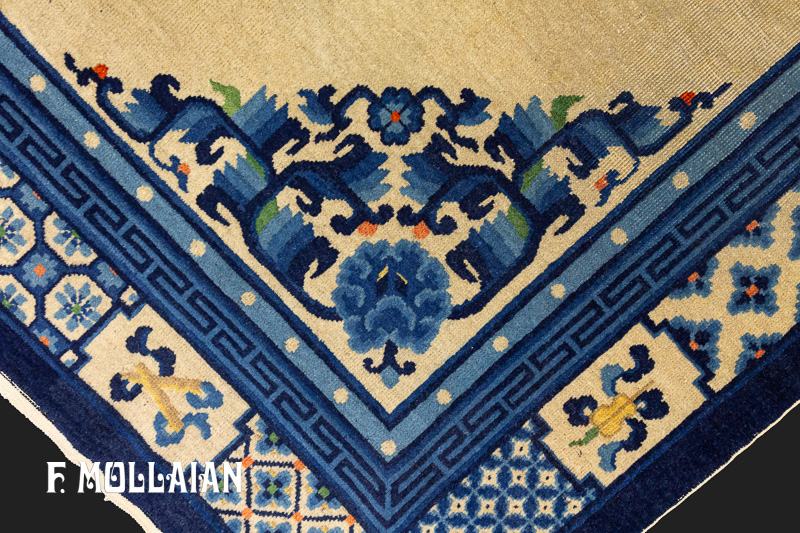 فرش دستباف آنتیک چینی پکن کد:۵۳۳۳۳۵۲۲