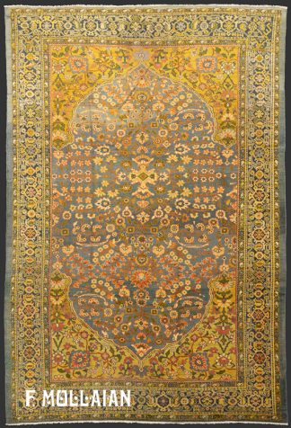 Antique Persian Mahal Ziegler Carpet  n°:58928728