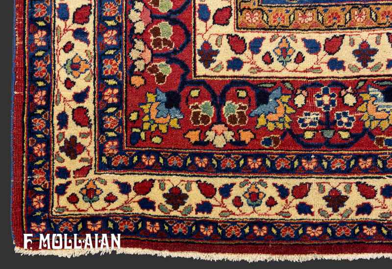 Antique Persian Mashad «Amoghli» Rug n°:23620757