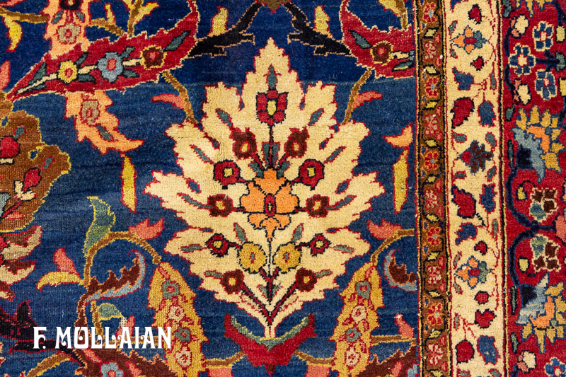 Antique Persian Mashad „Amoghli“ Rug n°:23620757