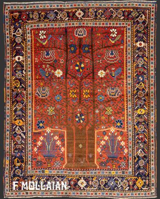 Antique Persian Neyriz Rug n°:97759561