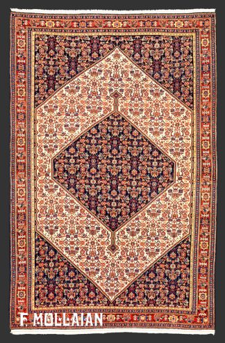 Tappeto Persiano Antico Senneh Stilizzato n°:55860152