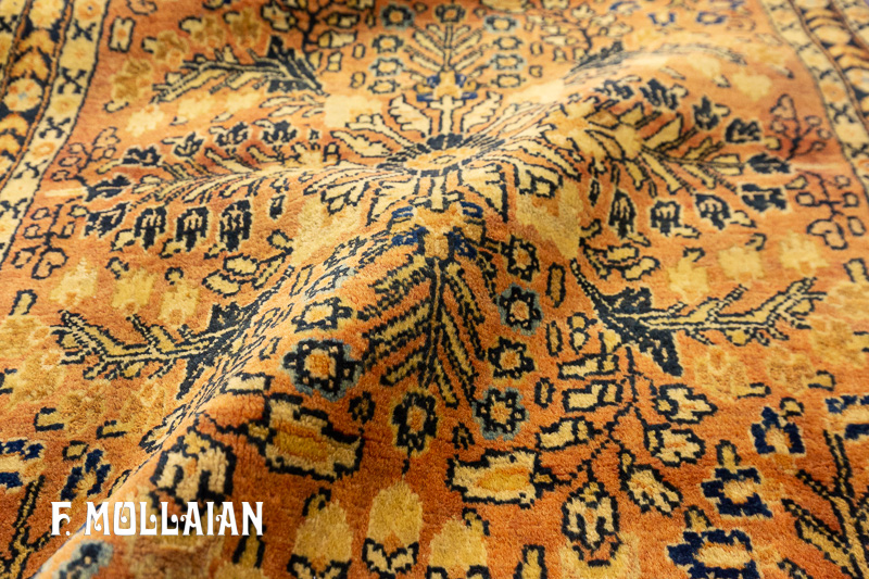 Antique Persian Small Saruk Rug n°:54423915