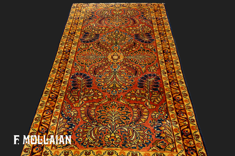 قالیچه آنتیک ایرانی کوچک ساروق کد:۵۳۲۵۹۷۱۸