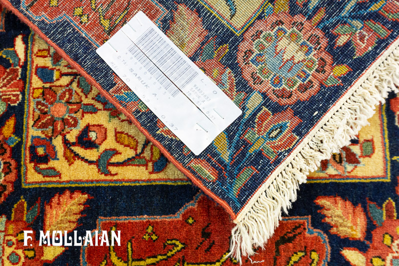Coppia di tappeti Piccoli Saruk (figurativo) Antichi Persiani n°:27332762