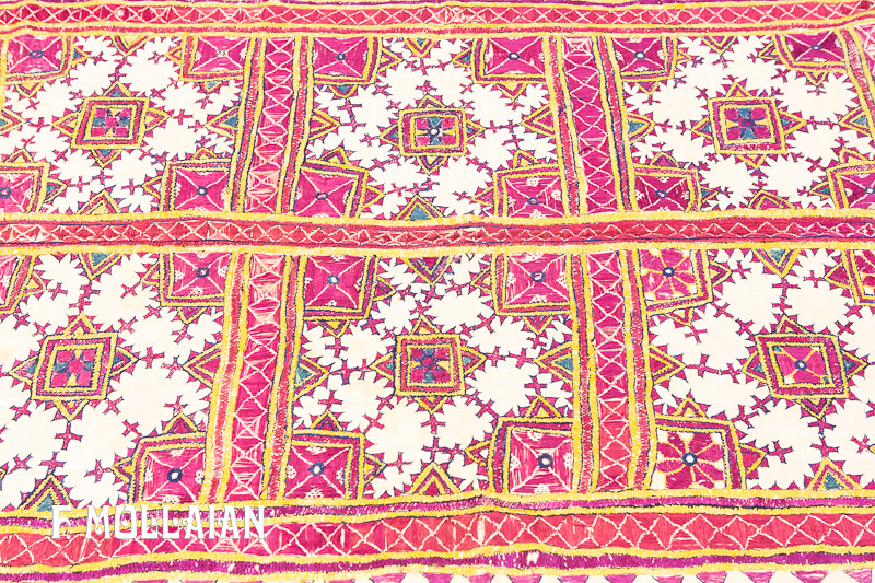 Antique Uzbekistan Embroidery Textile n°:35907988