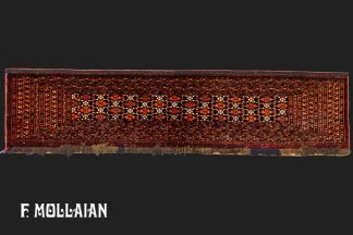 Antique Turkmen Torba Rug n°:93509478
