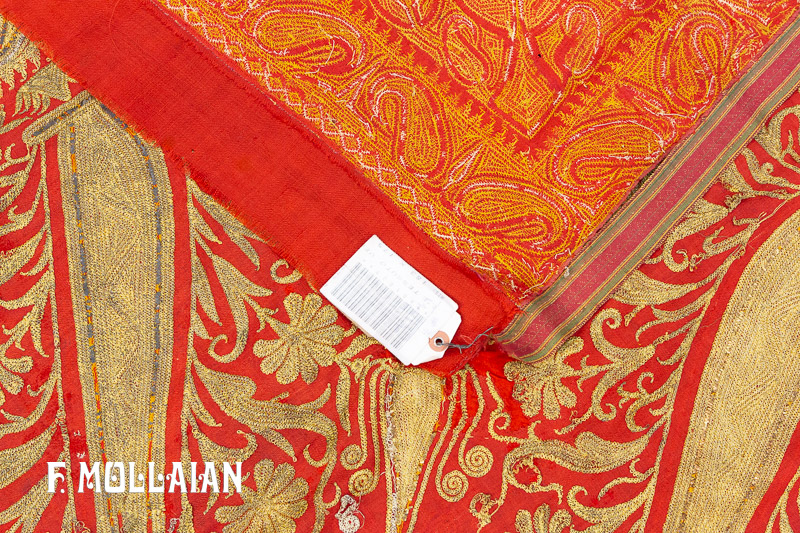 Têxtil Indiano Antigo Decorativo n°:16010294