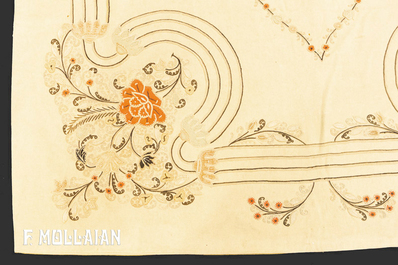 Una coppia di tessuti antichi Rashti-Duzi persiani n°:13091917