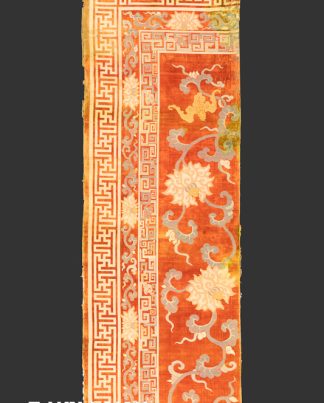 Antique Chinese Silk&Metal Imperial Textile n°:23466165