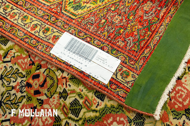 قالیچه ایرانی آنتیک فراهان کد:۷۸۷۴۱۶۵۳