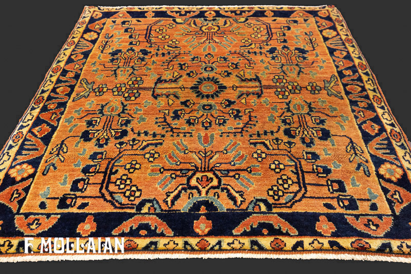 Tappeto Persiano Antico Piccolo Saruk Stilizzato n°:66850455