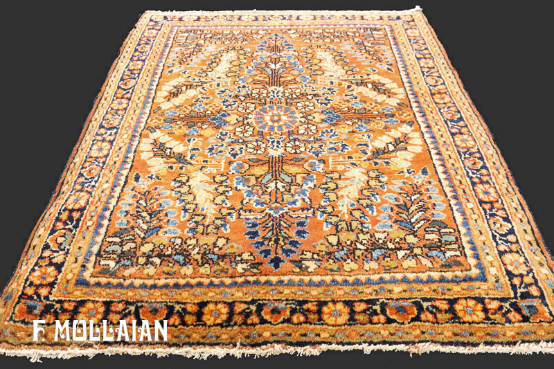 Antique Persian Saruk Small Rug n°:52982544
