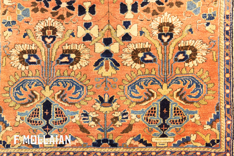 قالیچه کوچک آنتیک ایرانی ساروق کد:۳۹۹۰۶۴۸۶
