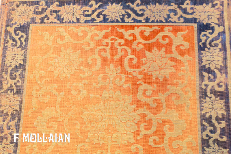 Antique Silk&Metal Chinese Velvet Textile n°:39119933