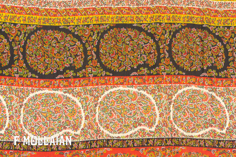 Antique Indian Kashmir Textile n°:38207848