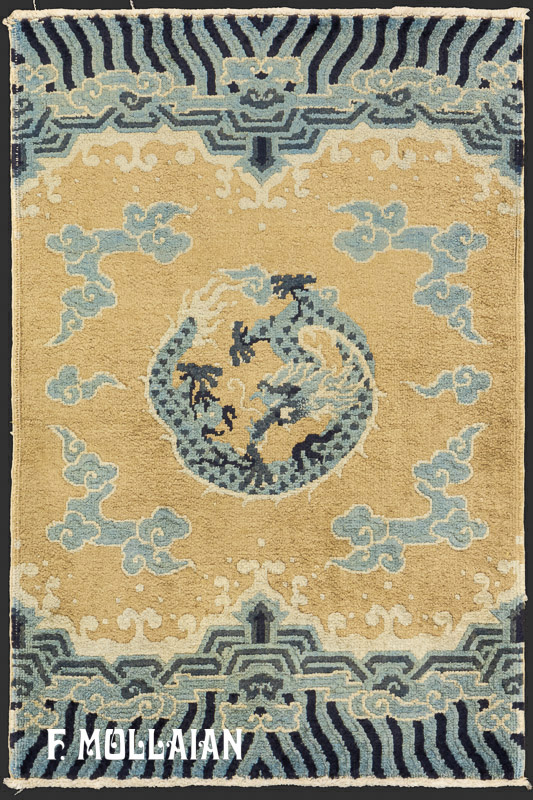 Silk Antique Chinese Ningxia Rug n°:51667677