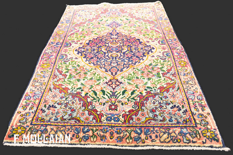 Small Antique Persian Kerman Rug n°:39015821