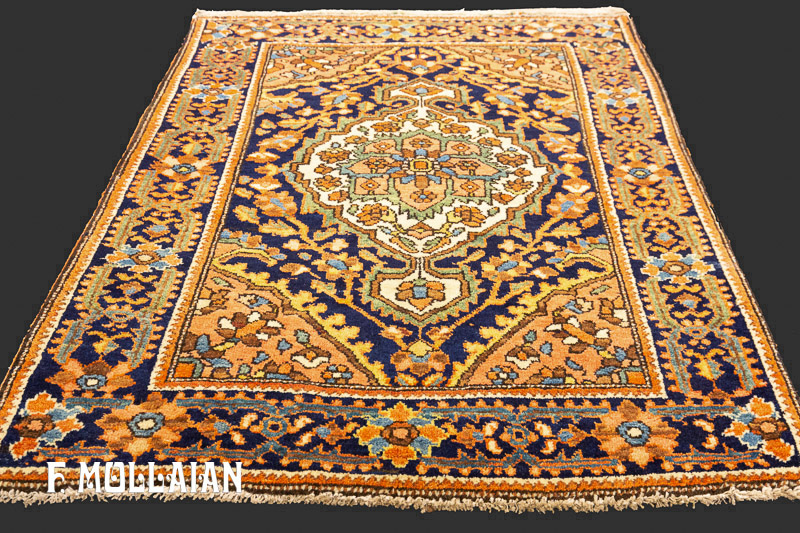 Small Saruk Farahan Antique Persian Rug n°:65401633