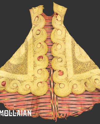 لباس آنتیک ترکی زری باف کد:۵۳۶۷۲۸۰۰