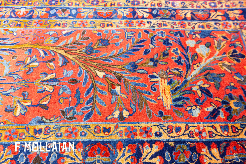 Antique Persian Kashan Manchester Rug n°:18012832