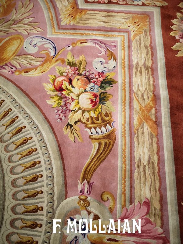 Magnifico Tappeto Antico Francese Savonnerie Tappeto del palazzo n°:31456755