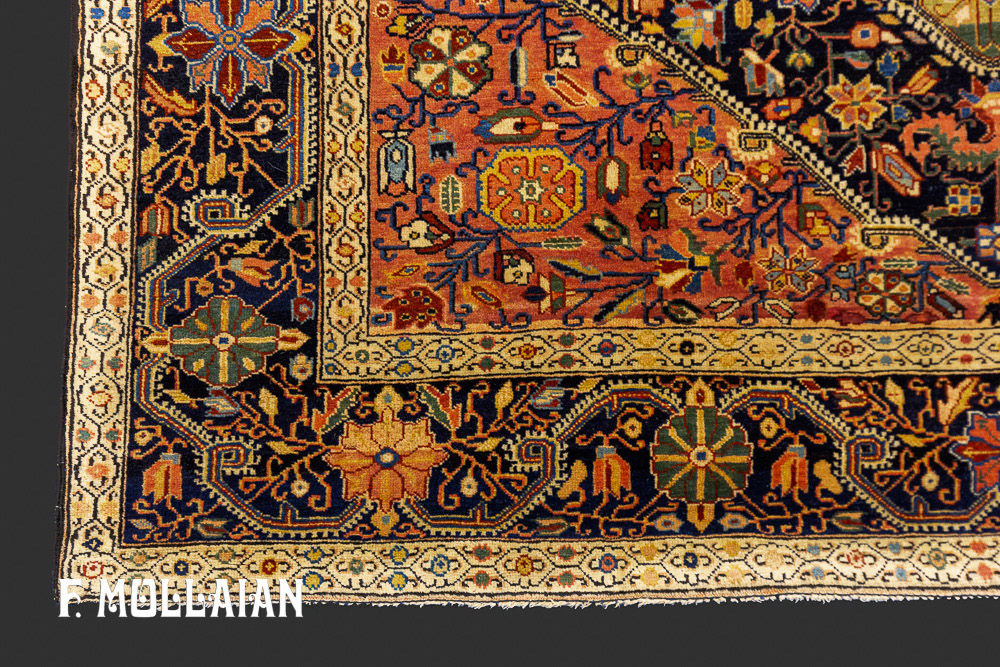 Tappeto Antico Persiano Annodato a mano Saruk Farahan n°:58122537