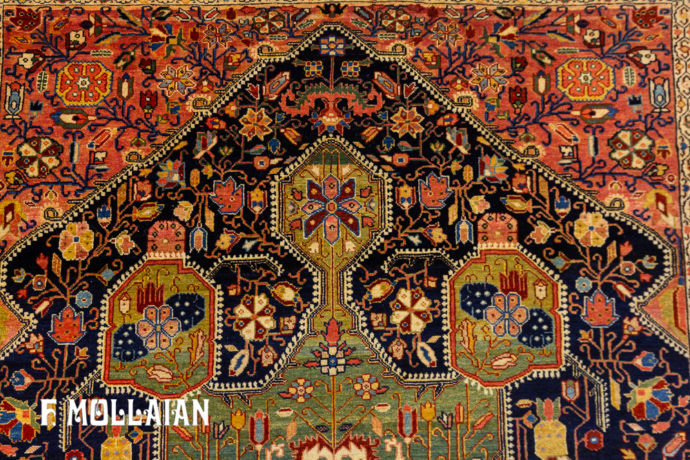 Tappeto Antico Persiano Annodato a mano Saruk Farahan n°:58122537