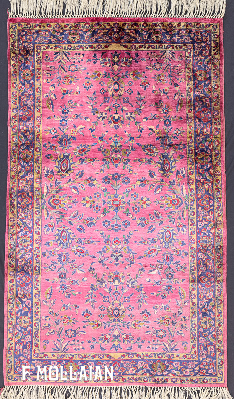 Silk Antique Persian Kashan Rug n°:31648093