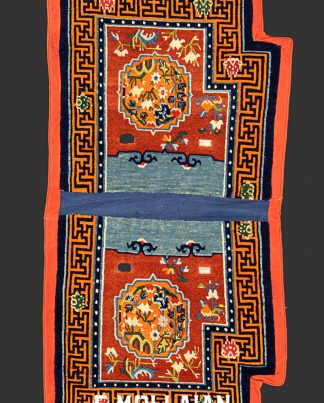 Antique Saddle Horse Cover Tibetan Decorative Rug n°:359076