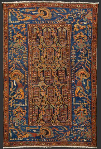 All-over Antique Persian Malayer Rug with « Bothe » design n°:67329106