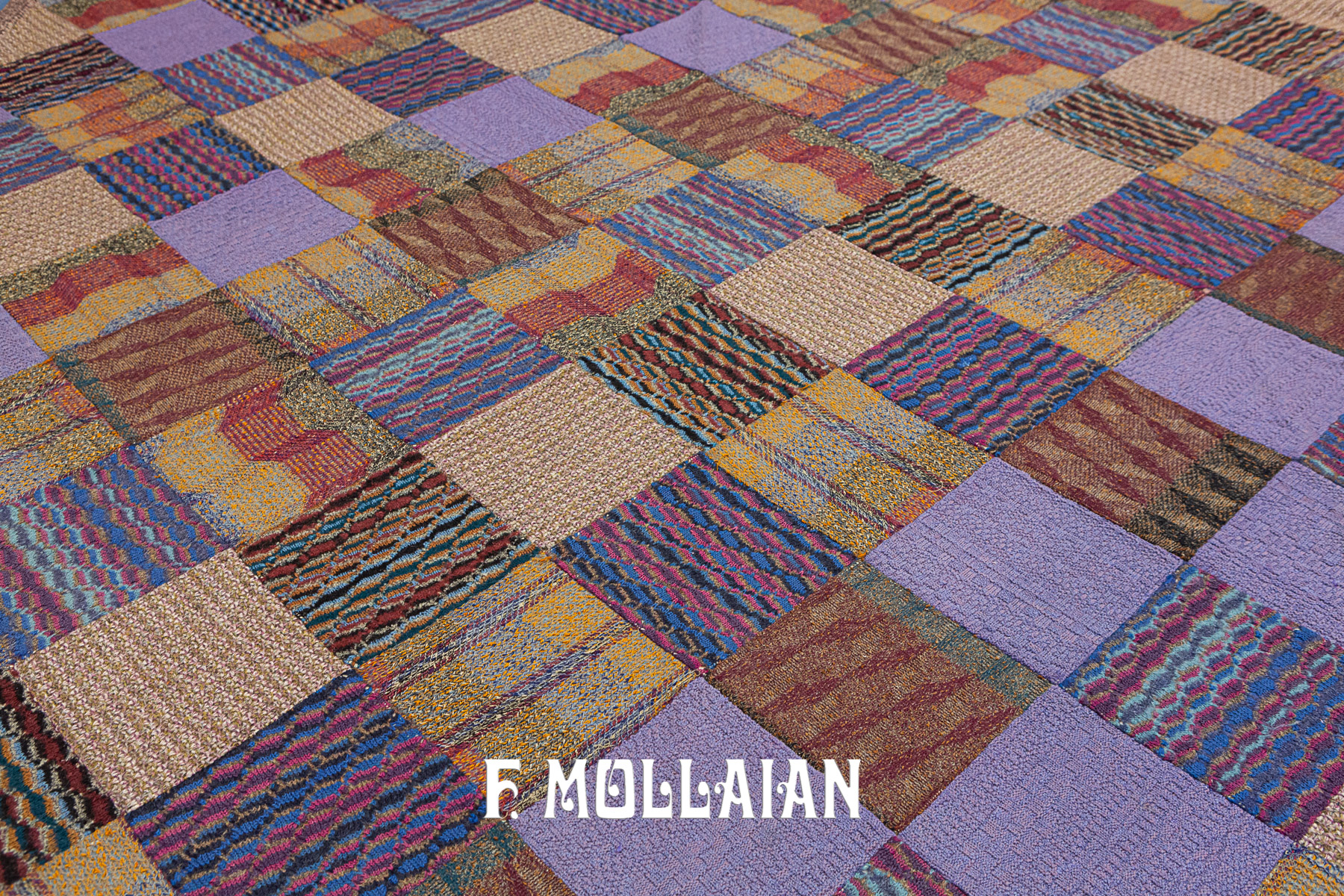 Square-shape Vintage Missoni patchwork Carpet n°:257220
