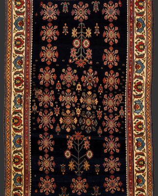 All-over Floral Hand-knotted Kashkuli Antique Rug n°:116816