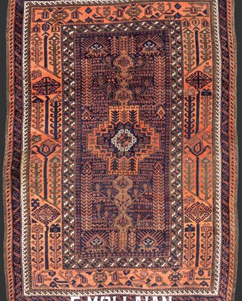 Baluch, An Antique Persian Hand-knotted Rug (211×134 cm) Mollaianrugs.com