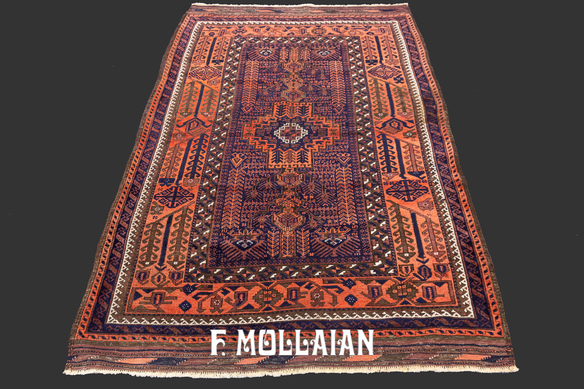 Baluch, An Antique Persian Hand-knotted Rug n°:28059603