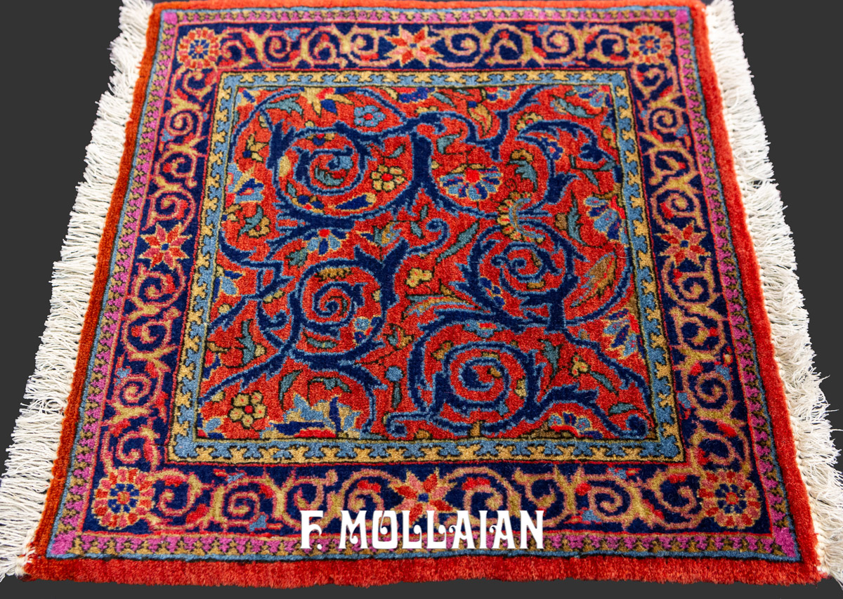 Small Square Kashan Manchester-Wool Rug n°:283204