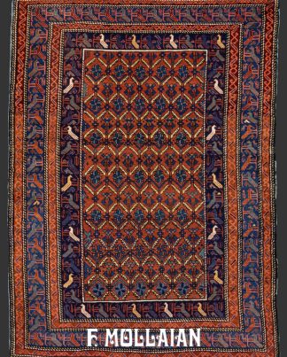 Caucasian All-over Daghestan Rug with stylized birds on its border n°:49598798 n°:49598798