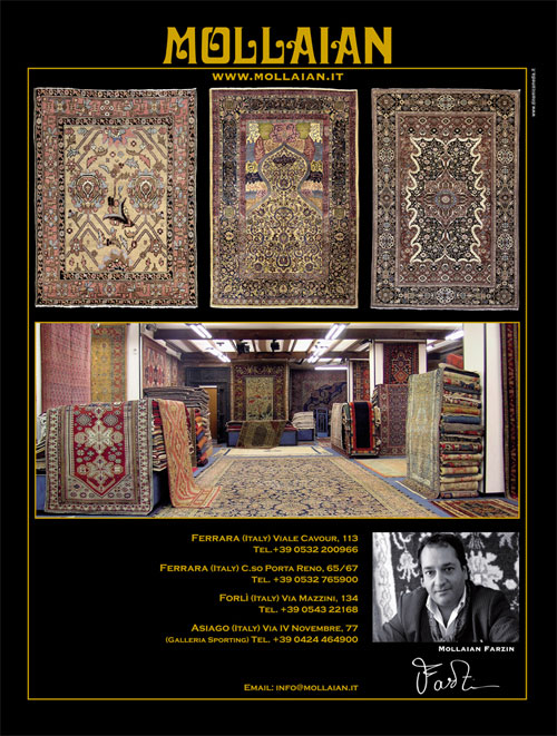 Farzin Mollaian Carpet Collector (Mollaian Srl) on Hali carpet magazine