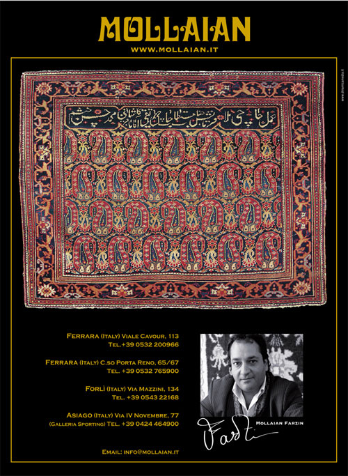 Farzin Mollaian Carpet Collector (Mollaian Srl) on Hali carpet magazine