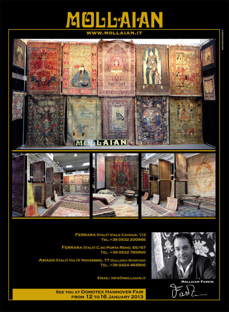 Farzin Mollaian Carpet Collector (Mollaian Srl) on Hali carpet magazine